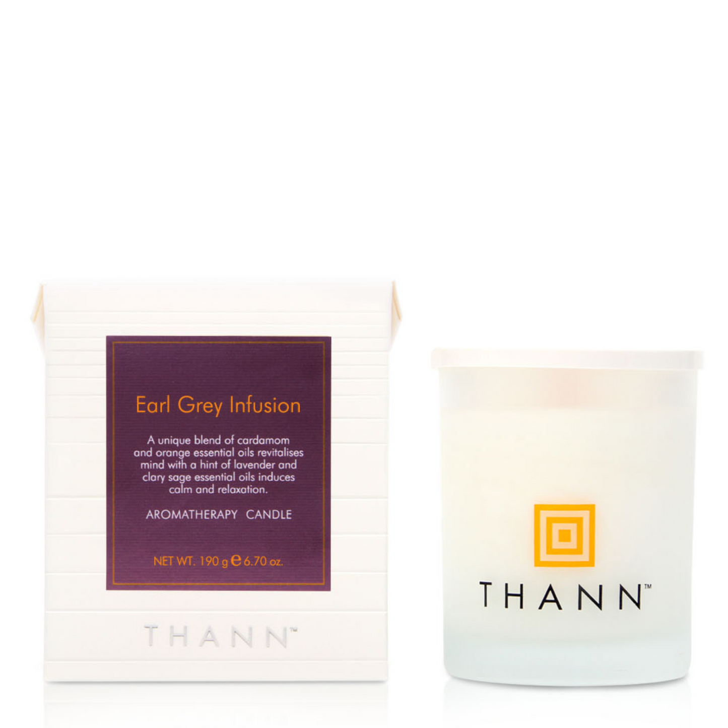 Thann Earl Grey Infusion Aromatherapy Candle – doftljus med naturliga oljor