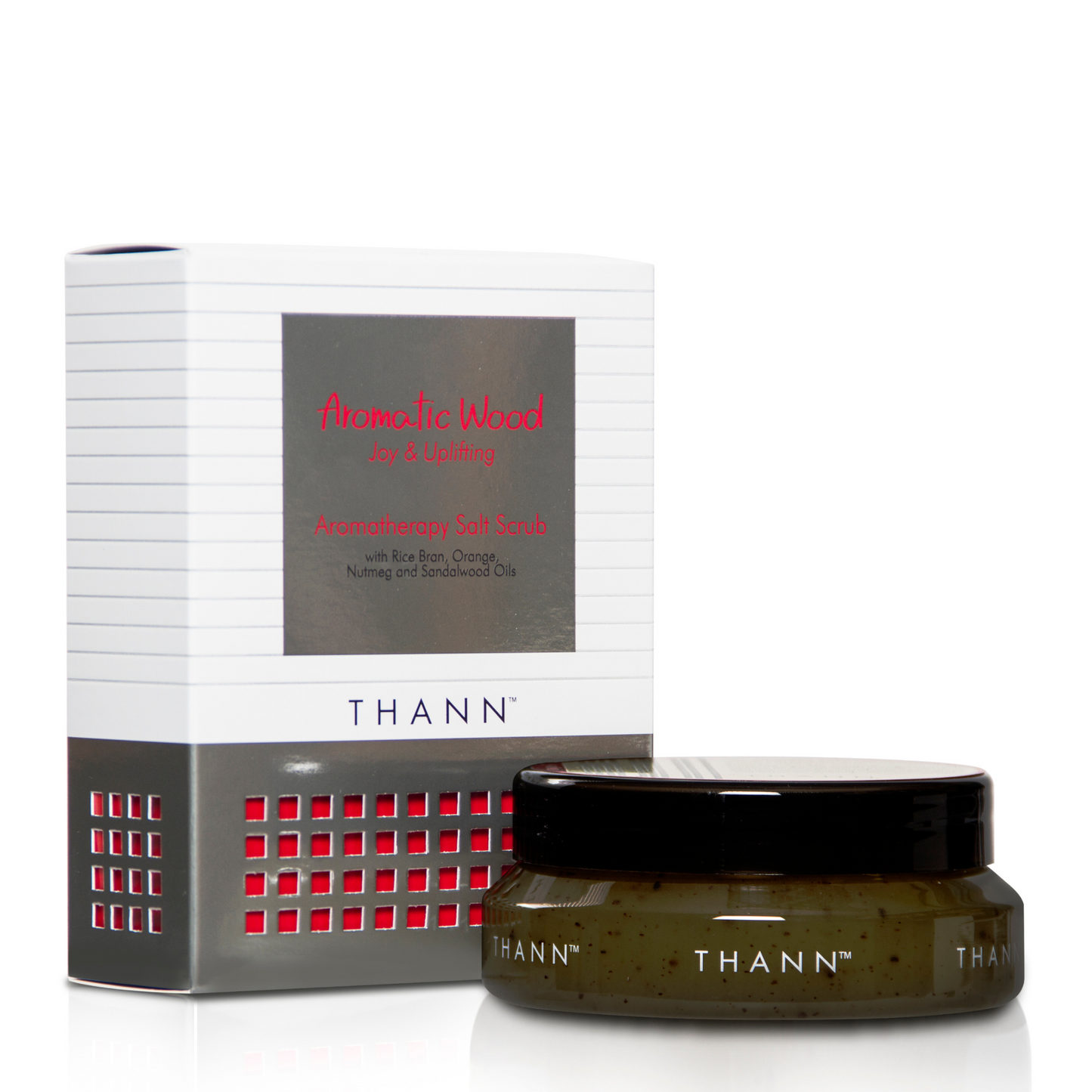 Exfolierande saltskrubb med aromaterapi och trädoft från Thann