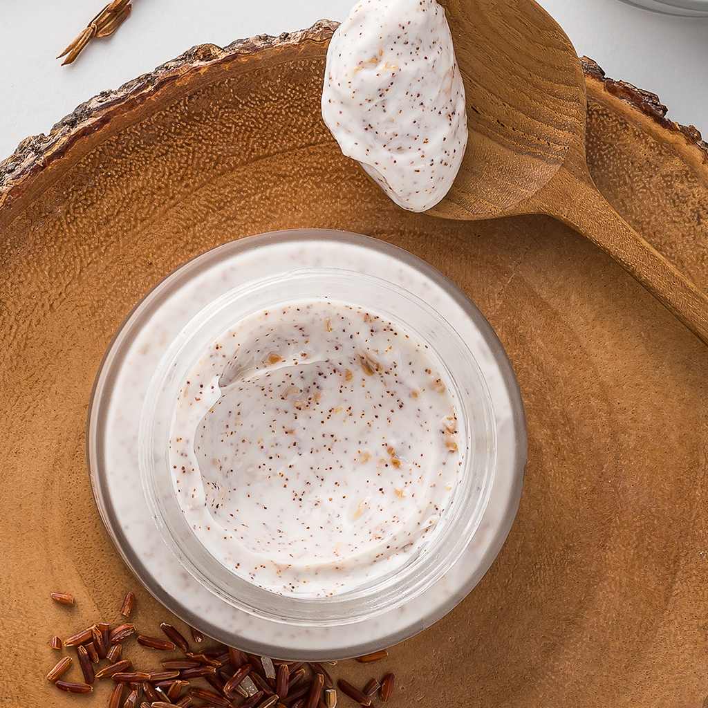 Rice Oatmeal Face Scrub 2