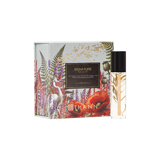 Thann Perfume Oil Signature – elegant parfymolja med blommiga och träiga noter